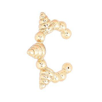 СЕРЕЖКИ XUPING ПОЗОЛОТА 18K МОНО-КАФА &laquo;ДЕКОРАТИВНИЙ ВІЗЕРУНОК&raquo; (1ШТ) 9117094318982 фото