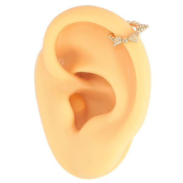 СЕРЕЖКИ XUPING ПОЗОЛОТА 18K МОНО-КАФА &laquo;ДЕКОРАТИВНИЙ ВІЗЕРУНОК&raquo; (1ШТ) 9117094318982 фото