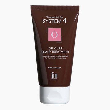 Маска-пілінг &laquo;О&raquo; для очищення шкіри голови Sim Sensitive System 4 Oil Cure Scalp Treatment, 150 ml 6417150024284 фото