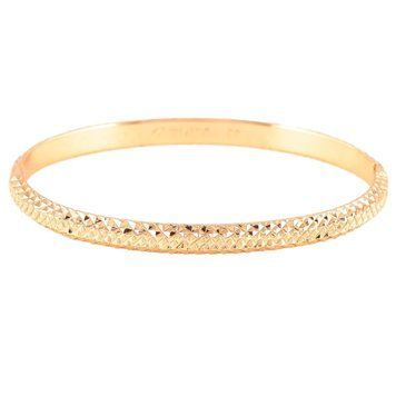 БРАСЛЕТ XUPING ПОЗОЛОТА 18K &laquo;ДЕКОРАТИВНИЙ ВІЗЕРУНОК&raquo; &Oslash; 6СМ Х 4ММ 9108770787164 фото