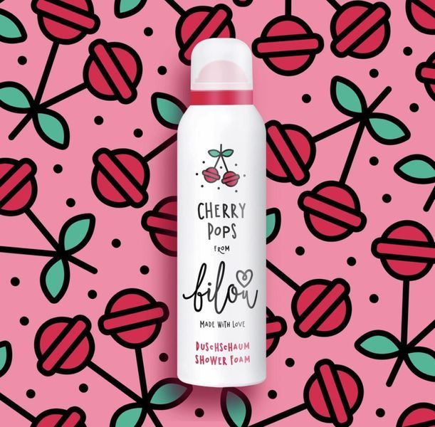 Пінка для душу Bilou Cherry Pops 200 мл 4260437290764 фото